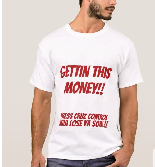 Gettin This Money RED/WHITE BASIC T-SHIRT