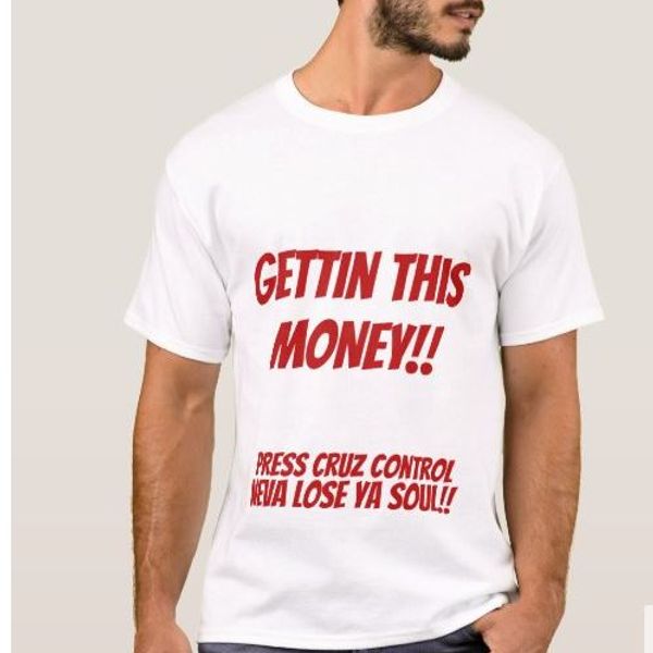 Gettin This Money RED/WHITE BASIC T-SHIRT