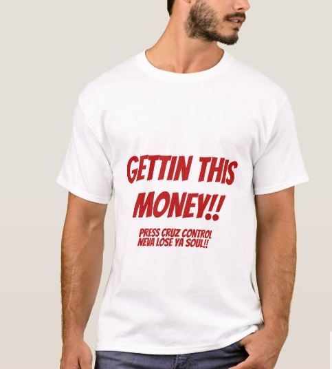 Gettin This Money RED/WHITE BASIC T-SHIRT