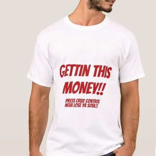 Gettin This Money RED/WHITE BASIC T-SHIRT