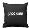 GETTIN THIS MONEY (GC) BLACK WHITE THROW PILLOW