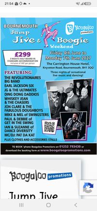 Boogaloo Promotions Jive and Boogie weekend