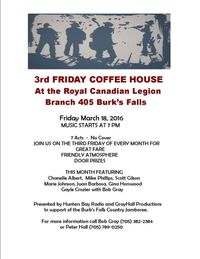 3rd Friday Coffee House