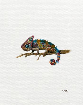 "Out on a Limb" - original SOLD, prints available in art store
