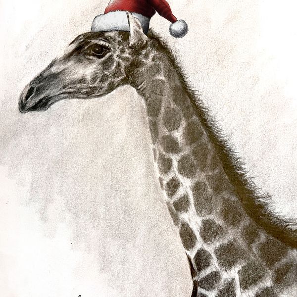 Christmas Giraffe
