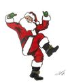 Dancing Santa - Hang Loose