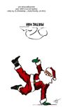 Set of all 6 Dancing Santa Greeting Cards!