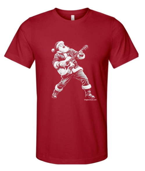 Acoustic Santa T-shirt