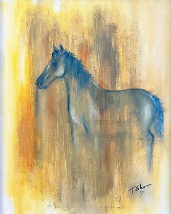 "Blue" - original SOLD, prints available in art store
