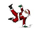Dancing Santa - Breakdance