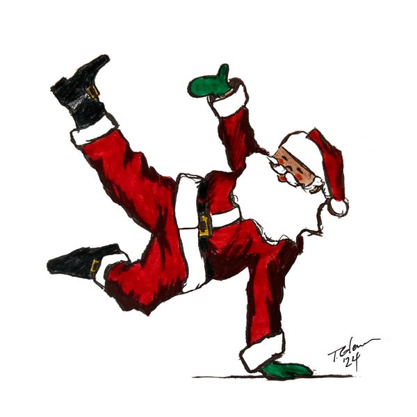 Dancing Santa - Breakdance