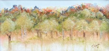 "Treeline in Fall" - original SOLD, prints available in art store
