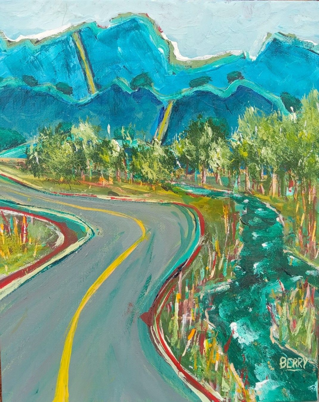 Following The Creek