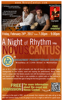 A Night of Rhythm with Novus Cantus