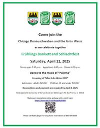 Green-White Soccer Club and Donauschwaben  Club Schlachtfest