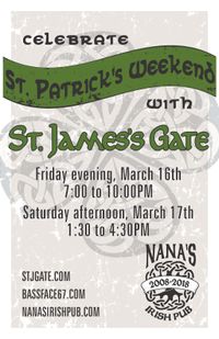 St. Patrick's Weekend with StJG!