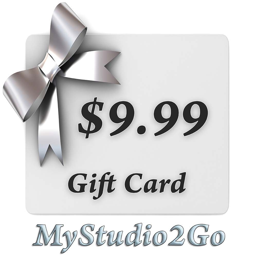 MyStudio2Go - Gift Card - $9.99