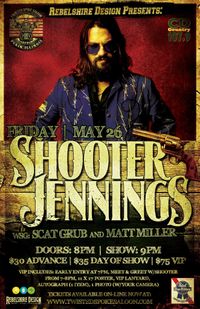 Shooter Jennings, Matt Miller, and Scat Grub
