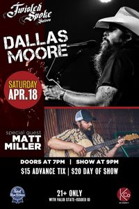 DALLAS MOORE BAND & MATT MILLER (FULL BAND)