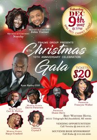 Psalms Group 10th Anniversary Celebration and Christmas Gala