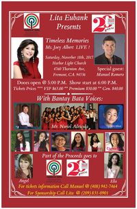 Timeless Memories Concert Manuel Romero/ Joey Albert