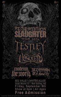 Reservation Summer Slaughter Tour