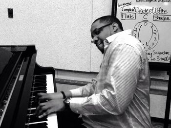 I was a special guest artist at Bloomfield High School jazz program.

