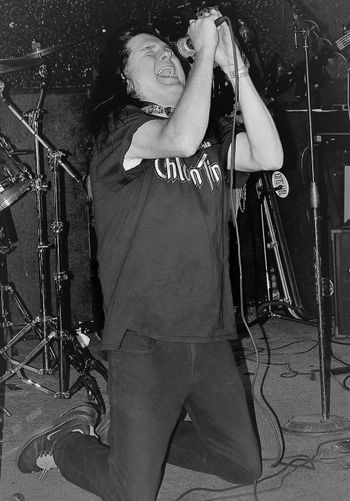 Donald Dean preforming.
