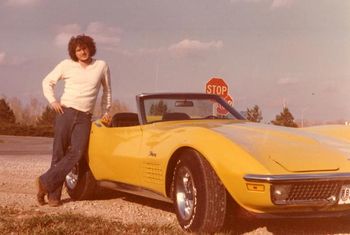 DONALD DEAN'S first Corvette.
