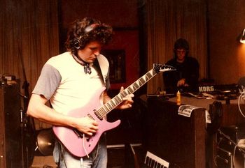 DONALD DEAN & JAY ROWE Recording "Running From The Law".
