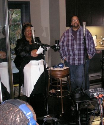 Therese and Ken Young - Background Vocal Recording at Studio Trilogy in San Francisco.
