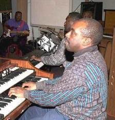Marcus on the organ Ministering in San Francisco
