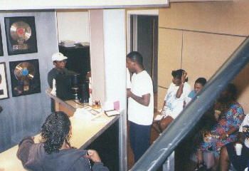 Alfreda, Lynda, & Marshan At Different Fur Recording Studio
