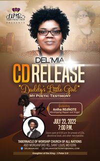 Del'Mia CD Release of "Daddy's Little Girl: My Poetic Testimony"