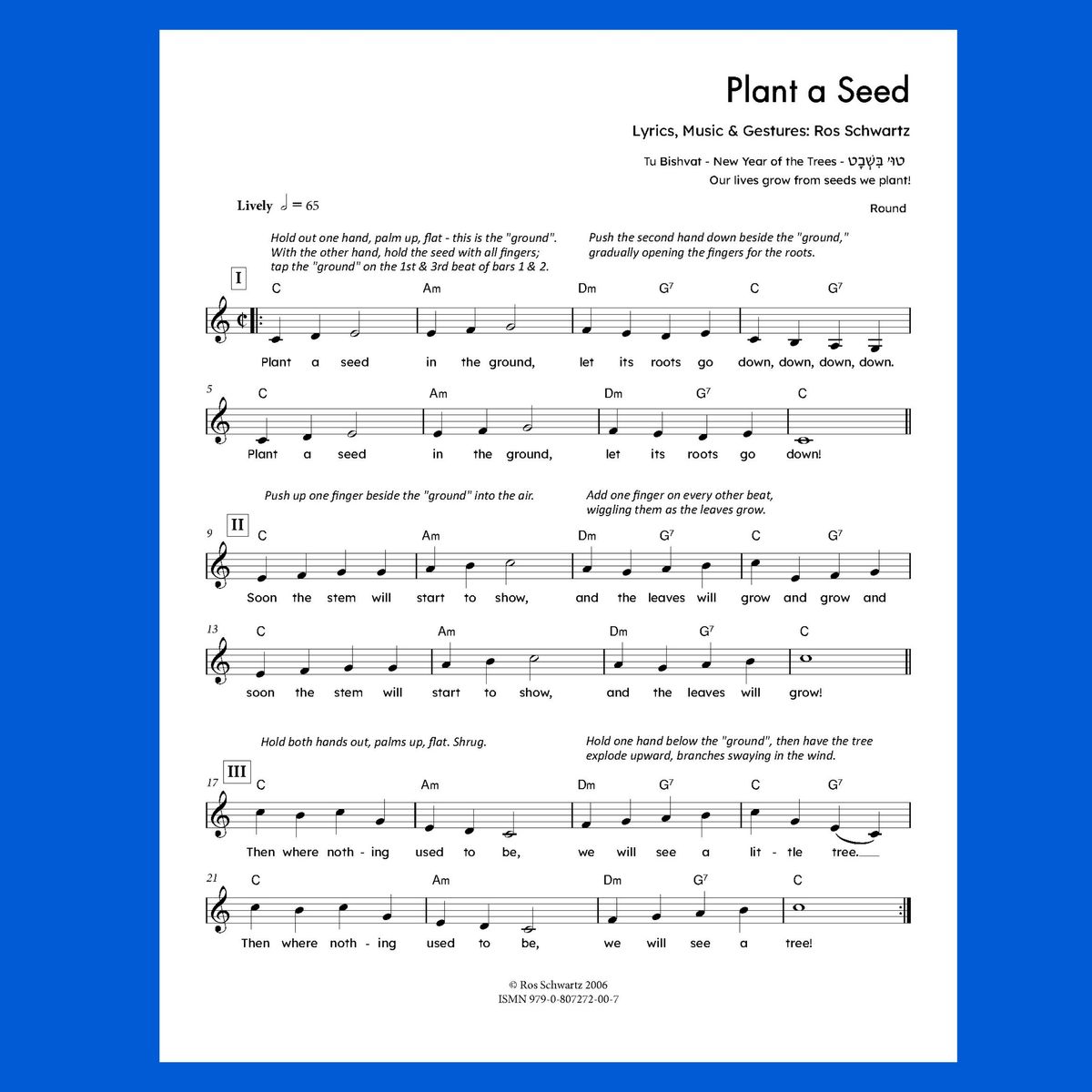 Plant a Seed - Sheet Music