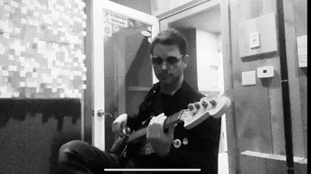 Mike Powers tracking Fender 4-string bass on Julia
