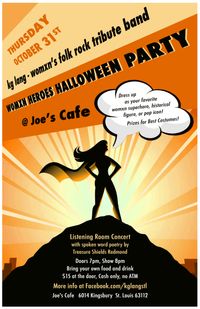 Womxn Heroes Halloween Party w/ kg lang!