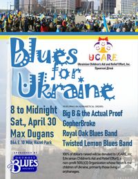 BLUES FOR UKRAINE AT MAX DUGANS