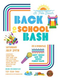 City of St. Pete Beach Back to School Bash