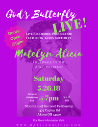 "God's Butterfly LIVE" Debut Live Recording Concert!