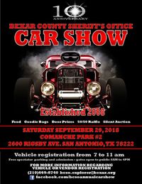 Bexar County Sheriff's 10th Anniversary car show with Bittersweet