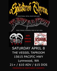 Splintered Throne, Blind Illusion, Coven 6669, Sausage Slapper