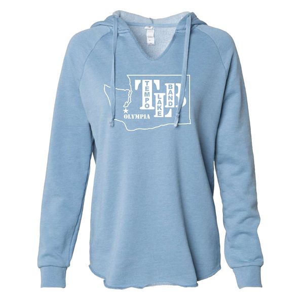 TLB "Oly WA Stencil" Hoodie - Misty Blue