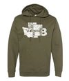 TLB "Olympia WA Wordplay" Hoodie - Olive Green