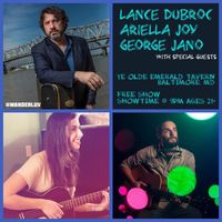 George Jano hosts The Americana Showcase w/ Special guests Lance Dubroc and Ariella Joy