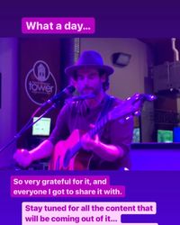 George Jano performs at The Tower, Benefit Concert