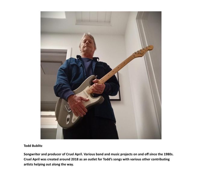 Image of Todd Bublitz on Cruel April Website
