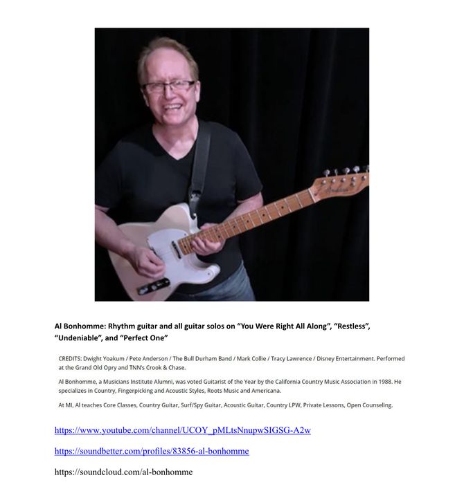Image of Al Bonhomme on Cruel April website