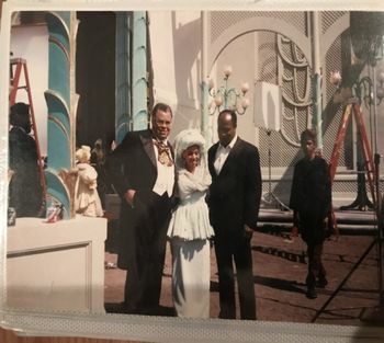 On Set Coming to America James Earl Jones John Amos

