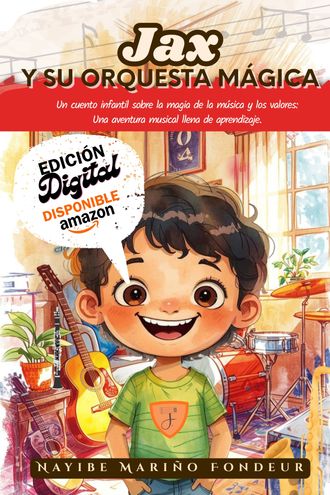 Portada del libro infantil Jax y su orquesta mágica - Edición Digital Kindle